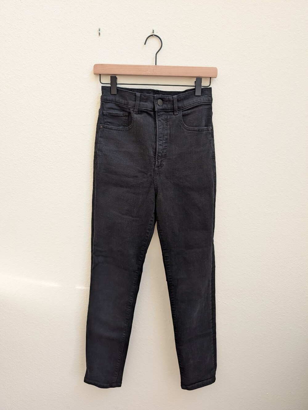 Express Black Slim Super High-Rise Perfect Denim